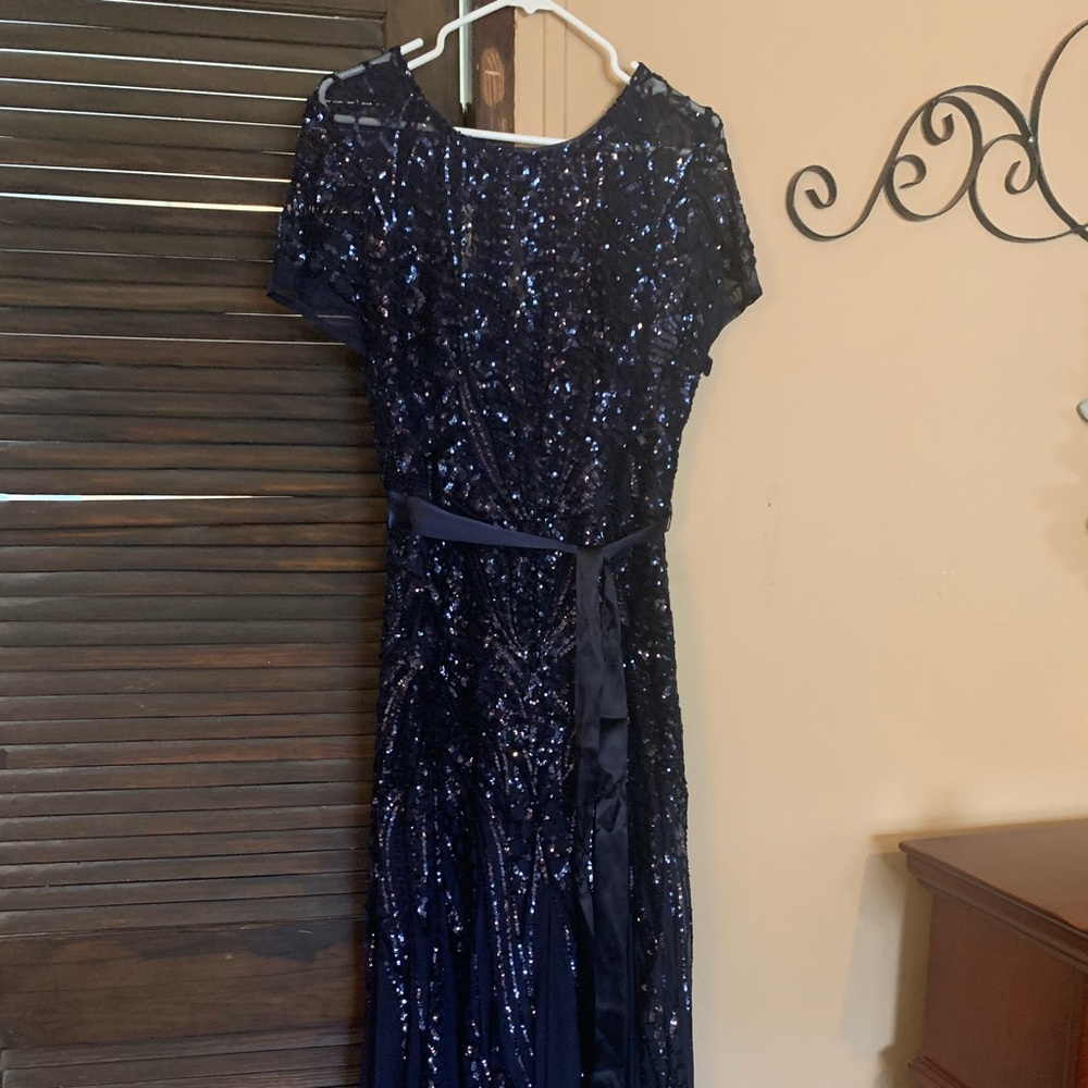 Formal Navy Blue Evening dress